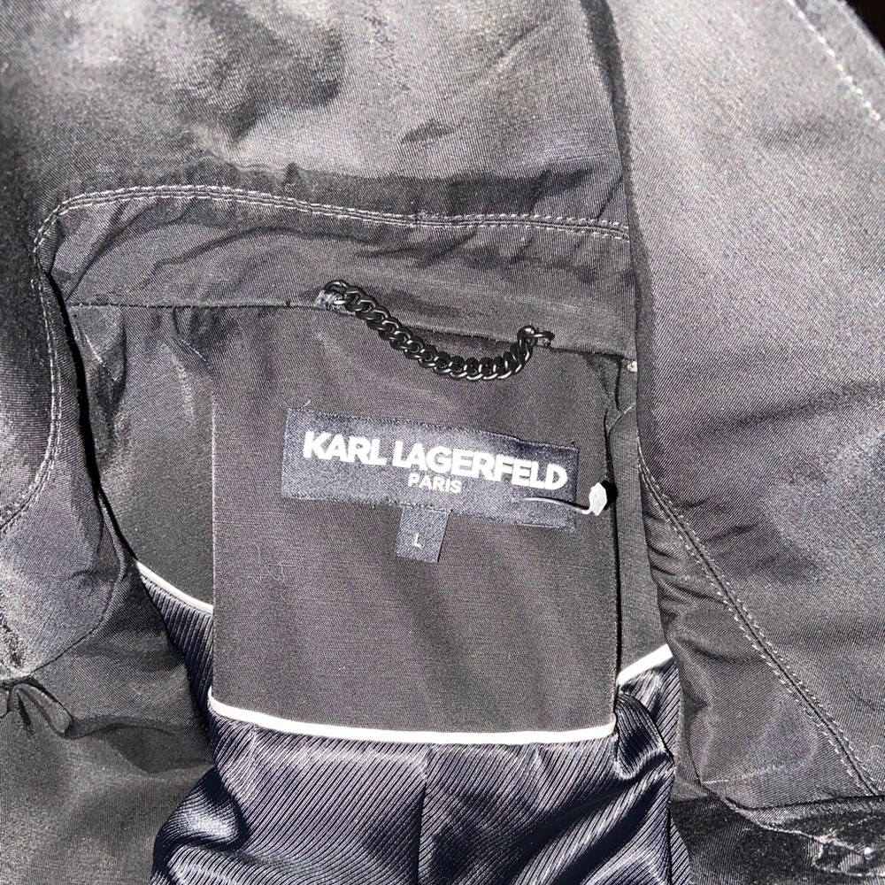 KARL LAGERFELD PARIS Double Breasted Trenc… - Picture 9 of 13